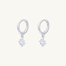 Starlight Dangling Huggie Hoop Earrings