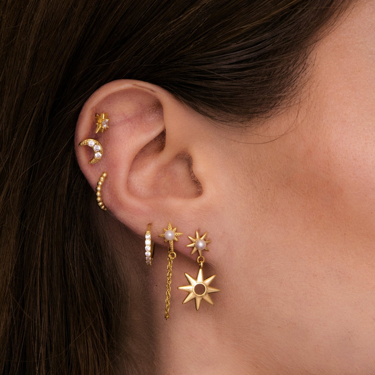 Starlight Holo Pearl Earrings