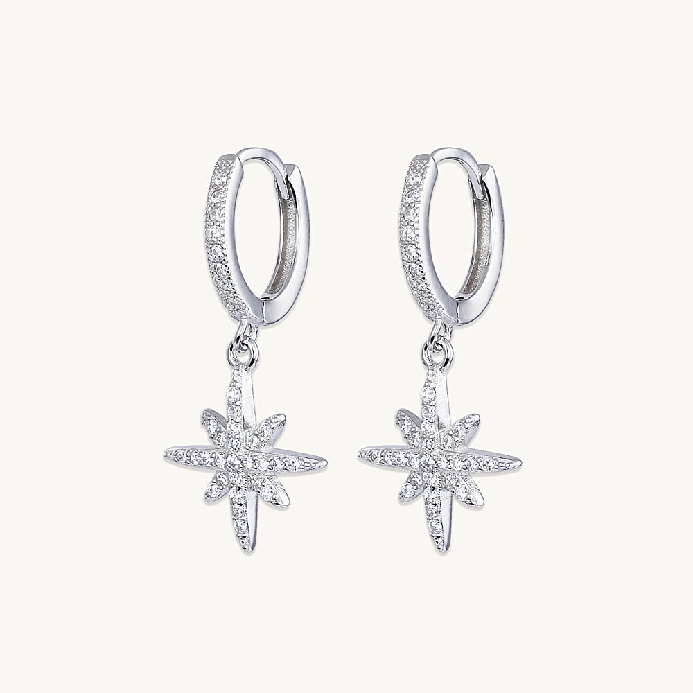 Starlight Sapphire Huggie Earrings