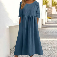 Noelle Summer Dress Women – Lightweight Midi Dress with Loose Fit for a Casual Summer Look