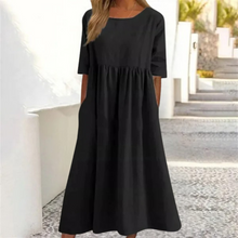 Noelle Summer Dress Women – Lightweight Midi Dress with Loose Fit for a Casual Summer Look