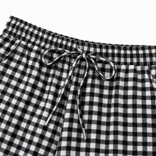 Sunavea – Women's Gingham Drawstring Capri Pants for Summer