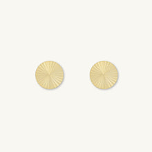 Sunbeam Disc Stud Earrings
