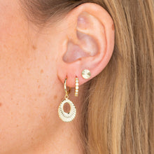 Sunbeam Disc Stud Earrings