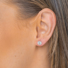 Sunbeam Sapphire Disc Stud Earrings