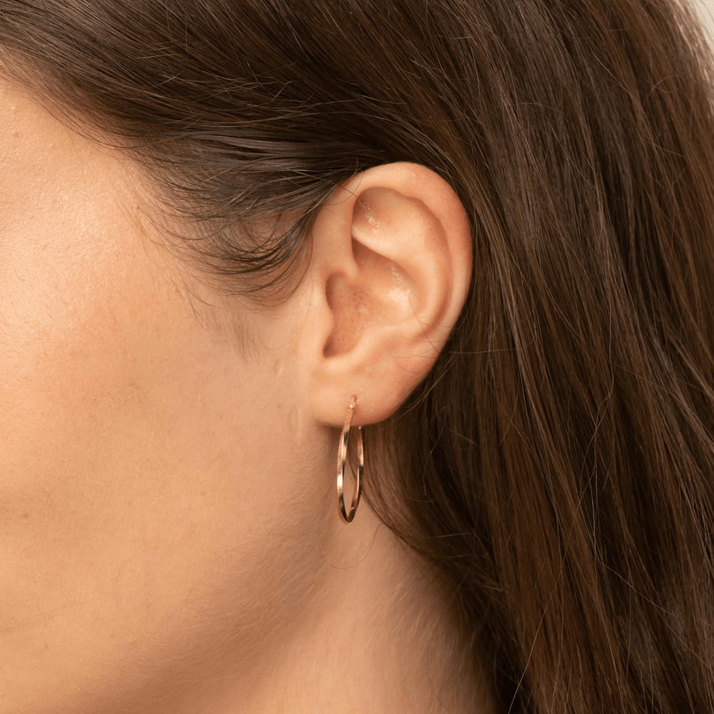 Swirl Hoop Earrings