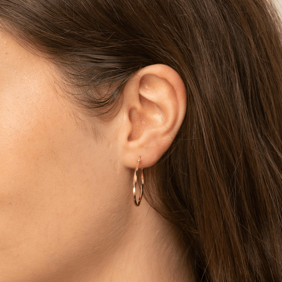 Swirl Hoop Earrings