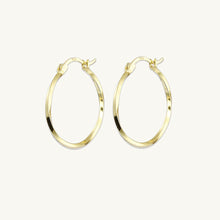 Swirl Hoop Earrings