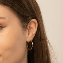 Swirl Hoop Earrings