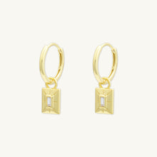 Talisman Zirconia Hoops Earrings
