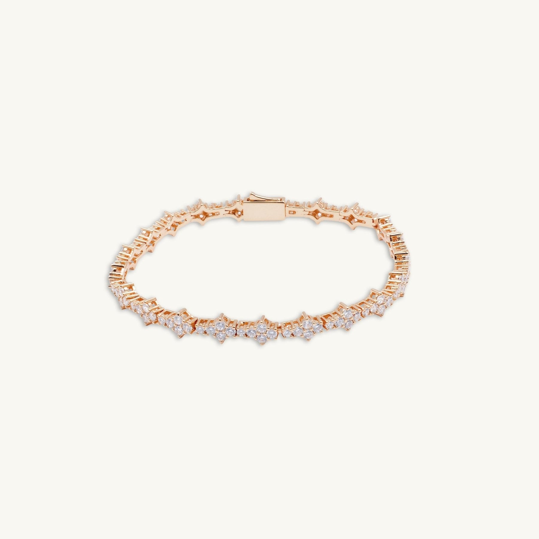 Tennis Clover Chain Unisex Bracelet