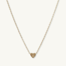 The Heart Pendant Initial Letter Necklace