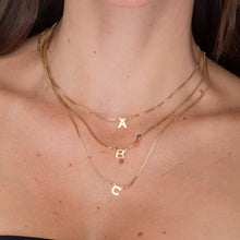 The Original Initial A-Z Box Chain Necklace