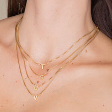 The Original Initial A-Z Box Chain Necklace