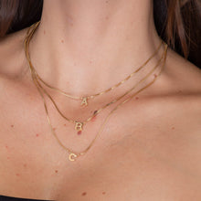 The Original Initial A-Z Box Chain Necklace