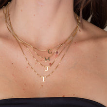 The Original Initial A-Z Box Chain Necklace