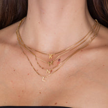 The Original Initial A-Z Box Chain Necklace