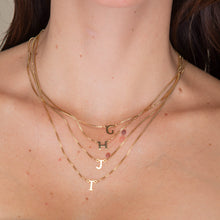 The Original Initial A-Z Box Chain Necklace