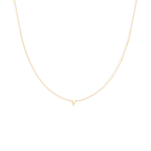 The Original A-Z Initial Letter Necklace Gold