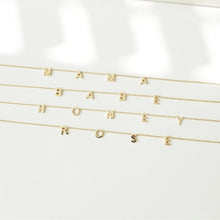 The Original A-Z Initial Letter Necklace Gold