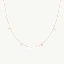 The Original A-Z Initial Letter Necklace Rose-Gold