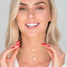 The Original A-Z Initial Letter Necklace Gold