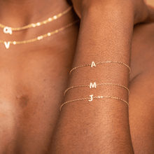 The Original Initial Sapphire Letter Bracelet
