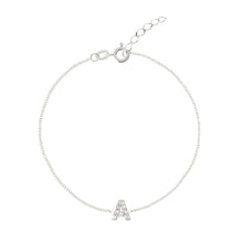 The Original Initial Sapphire Letter Bracelet