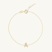 The Original Initial Sapphire Letter Bracelet