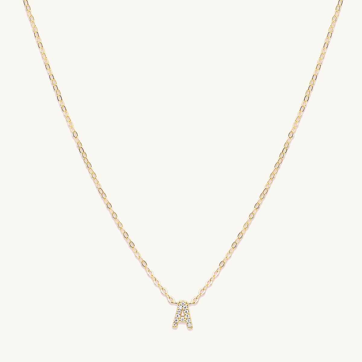 Multi Initial Sapphire Letter Necklace