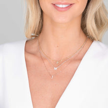 The Original Initial Sapphire Letter Necklace