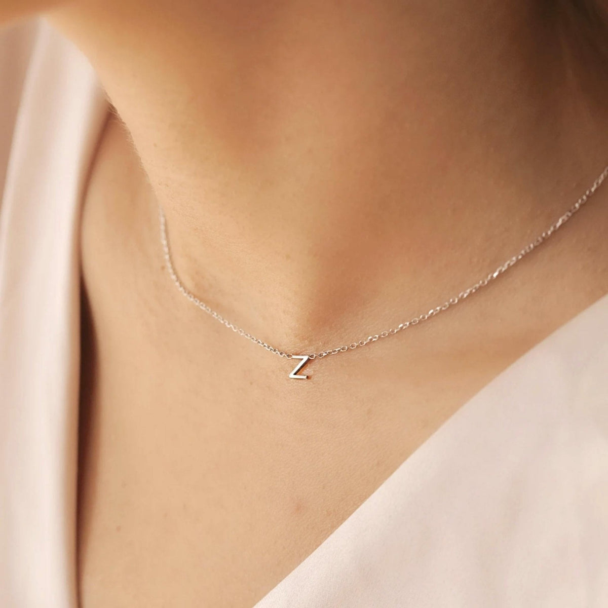 The Original Single Initial Letter Necklace