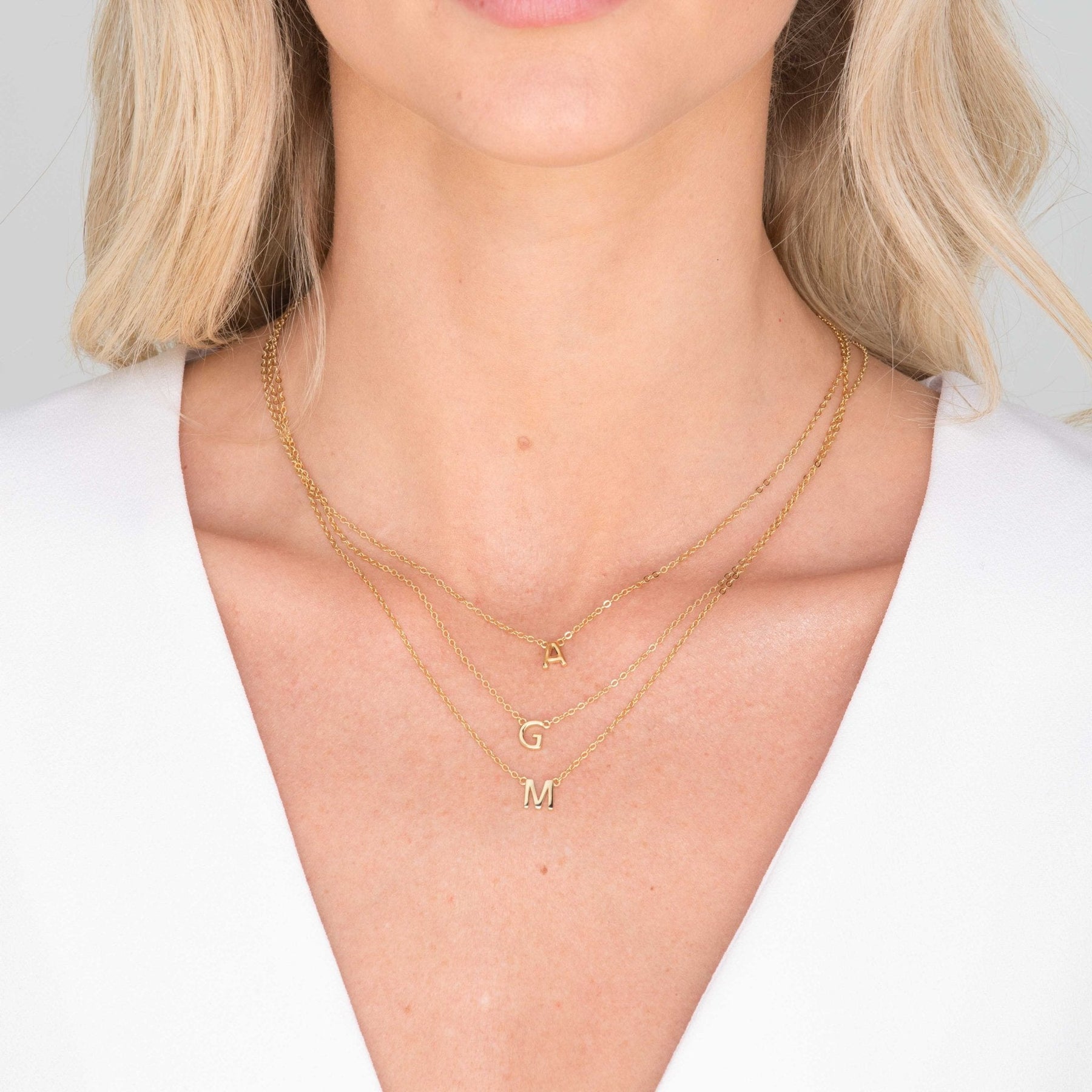 The Original Single Initial Letter Necklace