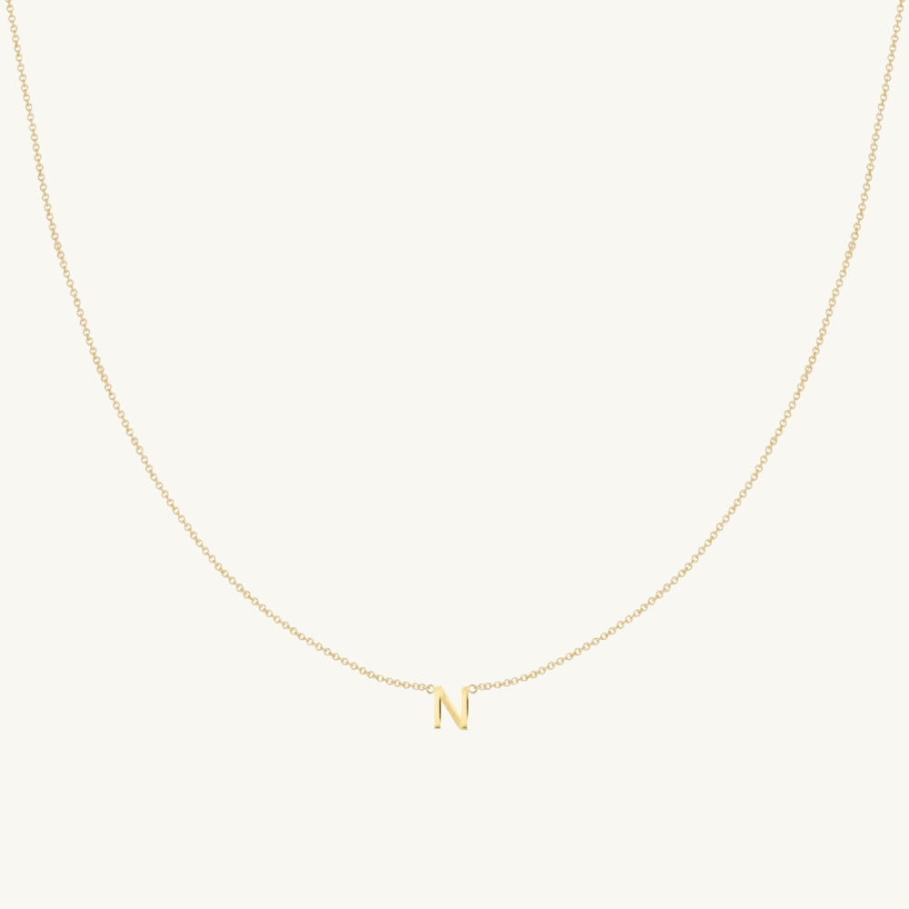 The Original Single Initial Letter Necklace