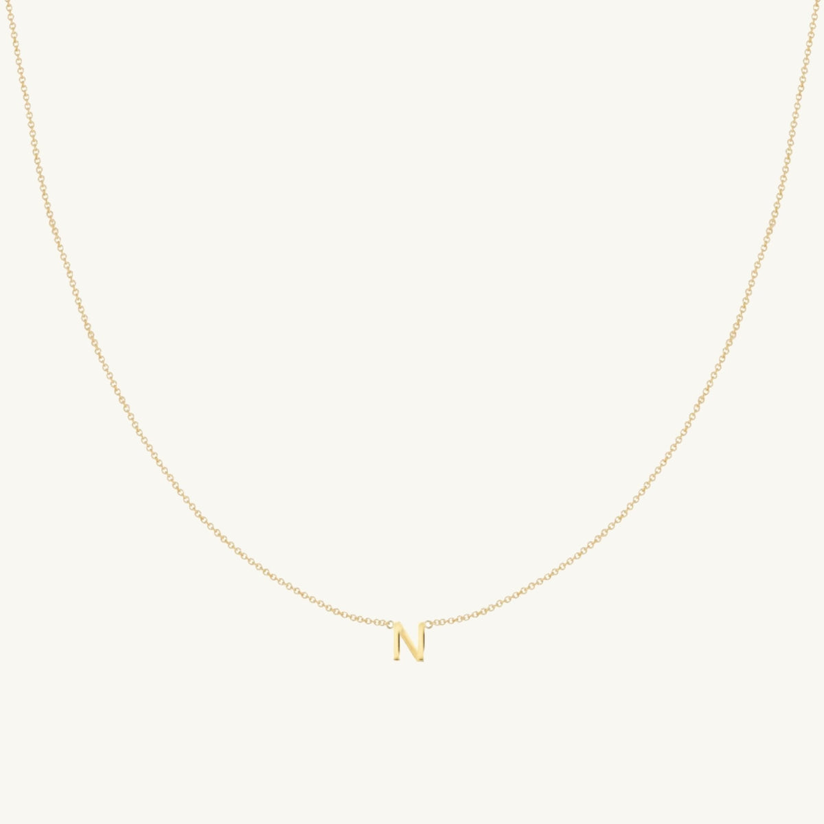 The Original Single Initial Letter Necklace