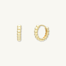 Thick Dot Huggie Earrings