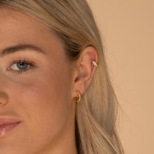 Thick Dot Huggie Earrings