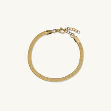 Thick Herringbone Snake Chain Bracelet