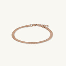 Thick Herringbone Snake Chain Bracelet