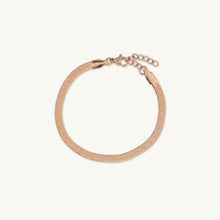 Thick Herringbone Snake Chain Bracelet
