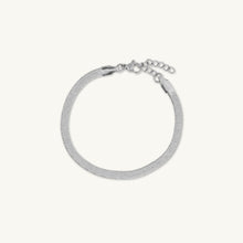 Thick Herringbone Snake Chain Bracelet