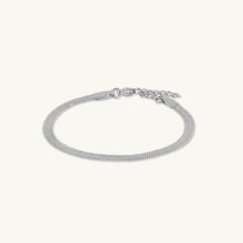 Thick Herringbone Snake Chain Bracelet