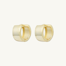 Thick Huggie Hoop Earrings