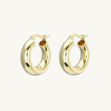 Thick Tube Hoop Earrings