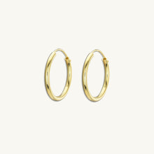 Thin Basic Large Hoops