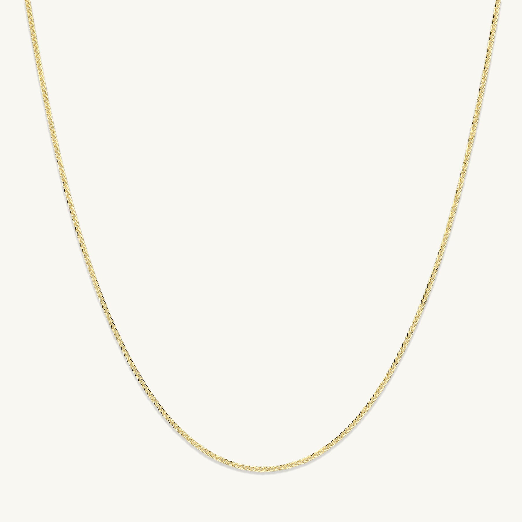 Thin Cable Chain Rope Necklace
