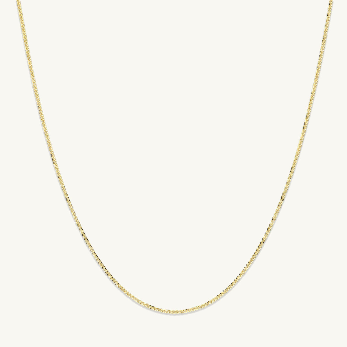 Thin Cable Chain Rope Necklace