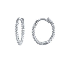 Thin Croissant Hoop Earrings