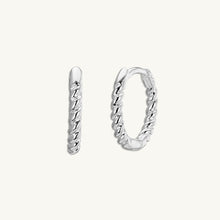 Thin Croissant Hoop Earrings