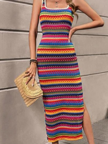 Harper Summer Dress Women – Light Dress with Colorful Stripes and Flowing Cut for Any Occasion